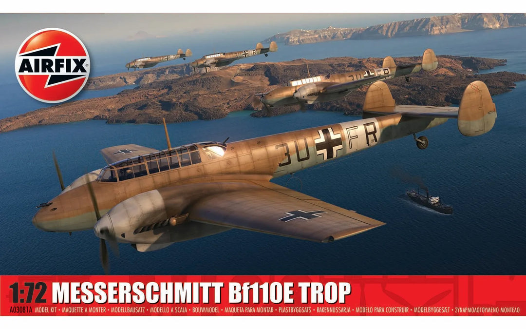 Airfix 1/72 Messerschmitt Bf110E/E-2 TROP