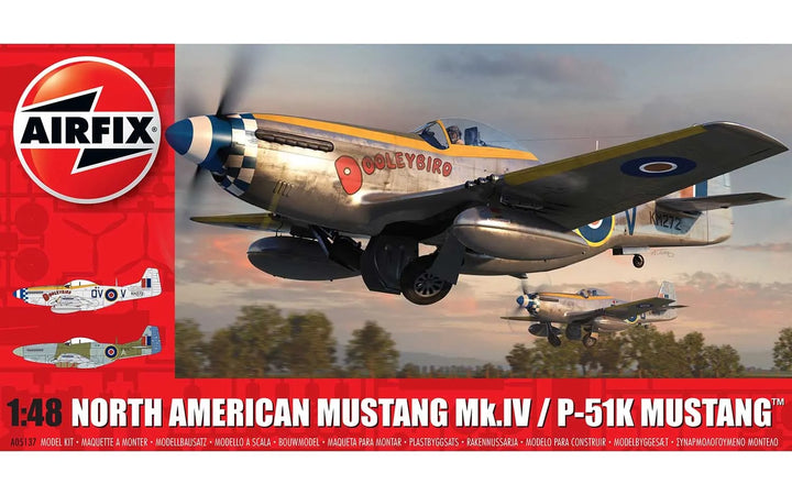 Airfix 1/48 North American Mustang Mk.IV/P-51K Mustang