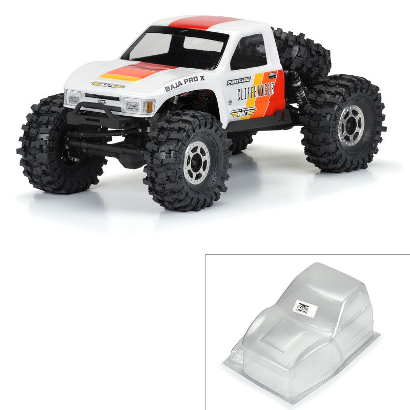 hpi サベージPROLINE 23ミリハブ付き Pro-Line - 1/10 Cliffhanger HP Cab-Only Clear Body 12.3