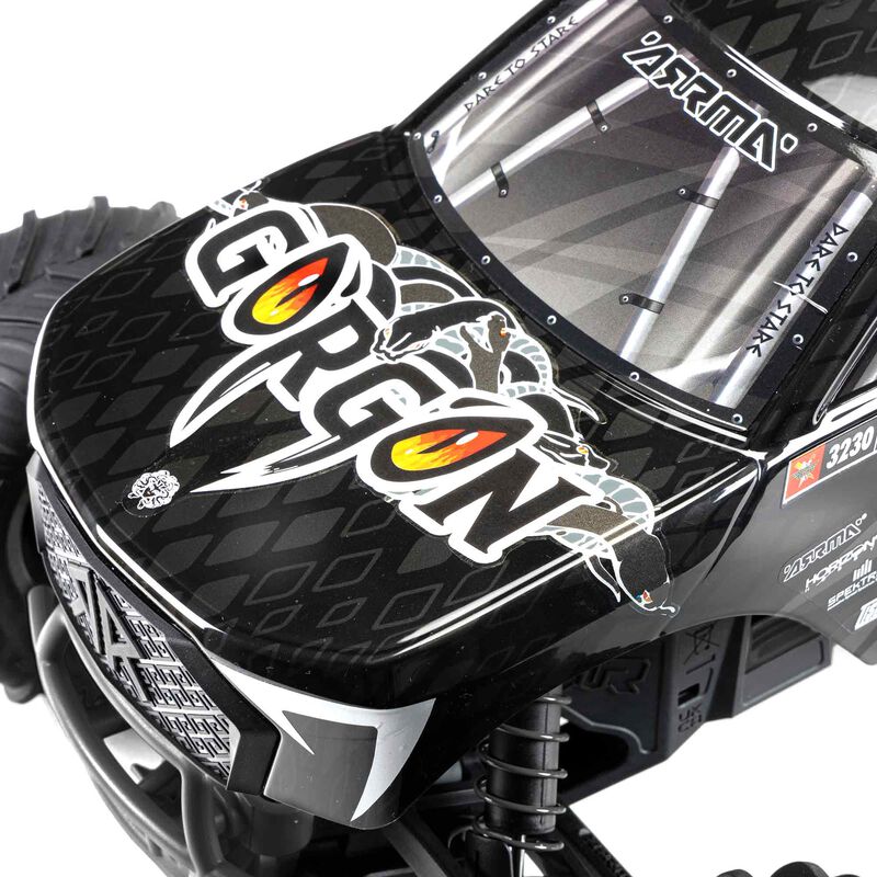 Arrma 1/10 GORGON 2WD Monster Truck Ready-To-Assemble Kit with Battery & Charger