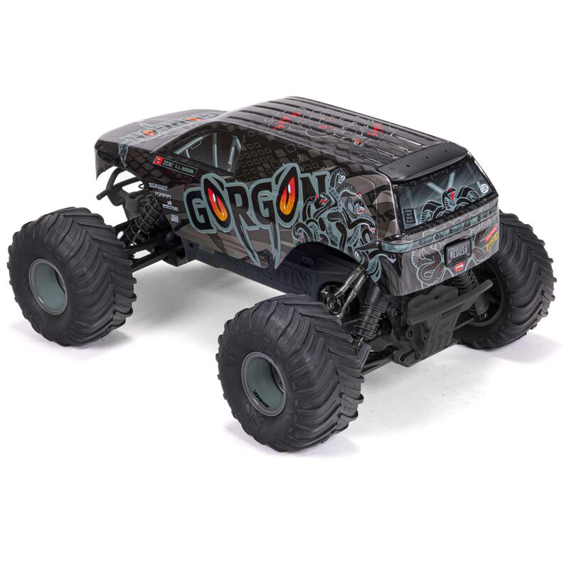 Arrma 1/10 GORGON 2WD Monster Truck Ready-To-Assemble Kit with Battery & Charger