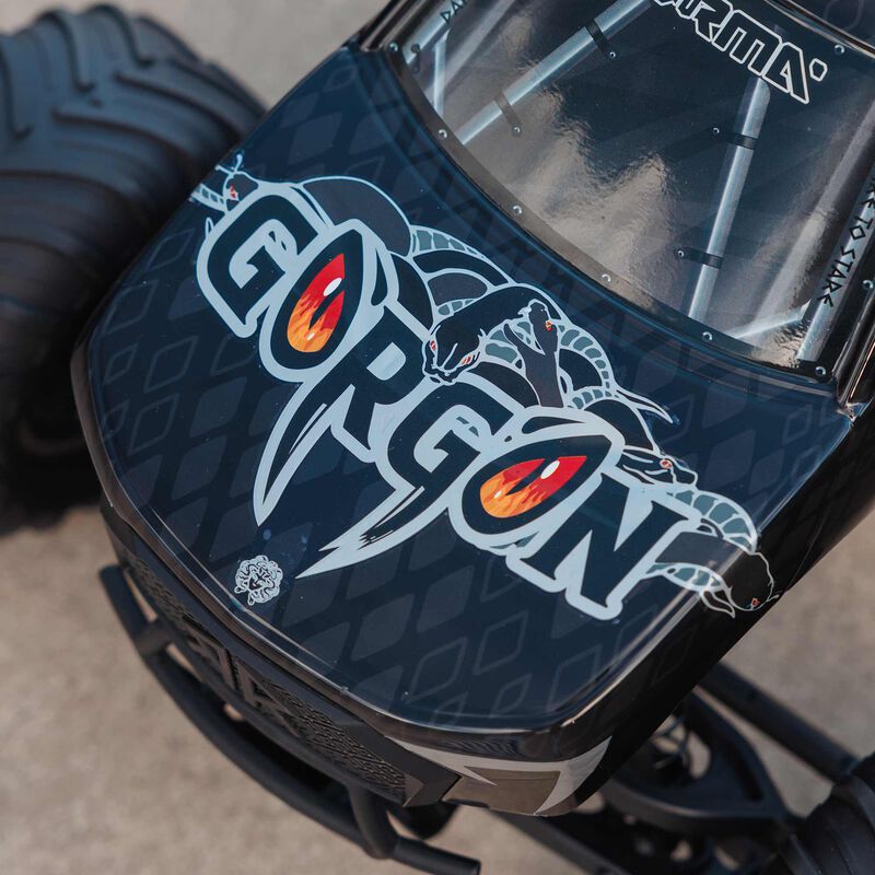 Arrma 1/10 GORGON 2WD Monster Truck Ready-To-Assemble Kit with Battery & Charger