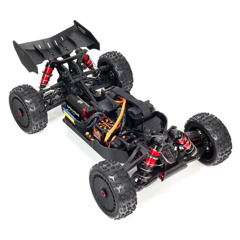 Arrma 1/8 TYPHON 6S V5 4X4 BLX Buggy with Spektrum Firma RTR, Black