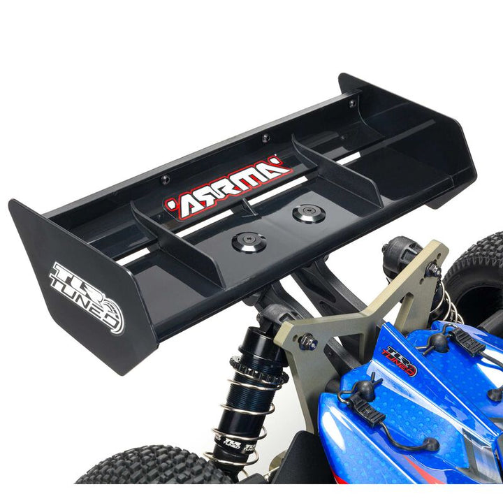 Arrma 1/8 TLR Tuned TYPHON 6S 4X4 BLX Buggy RTR, Red/Blue