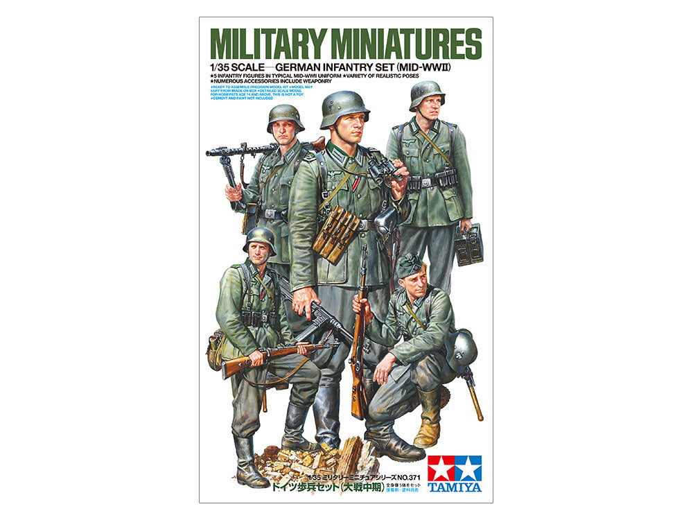 Tamiya 1/35 German Infantry Set (Mid-WWII)
