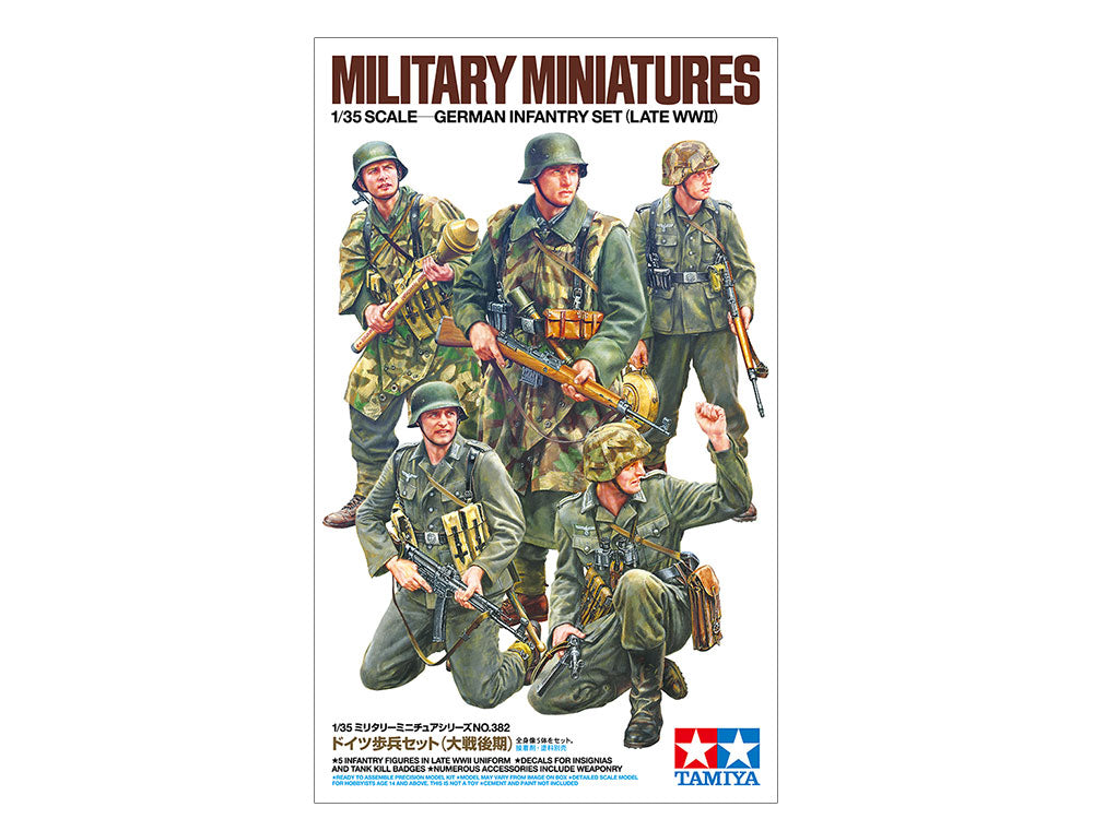 Tamiya - 1/35 German Infantry Set (Late WWWII)