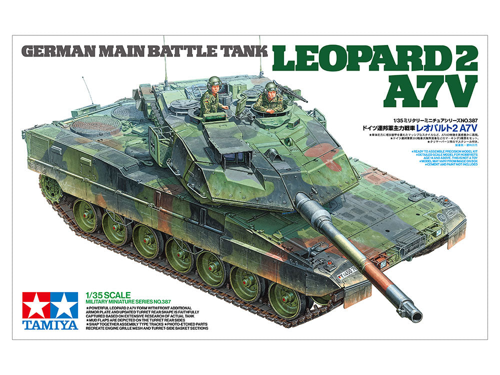 1/35 LEOPARD2 A7V 完成品 Tamiya - 1/35 German Main Battle Tank Leopard 2 A7V – Anchorage