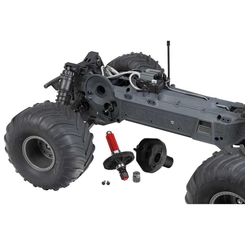 Arrma 1/10 GORGON 2WD Monster Truck Ready-To-Assemble Kit with Battery & Charger