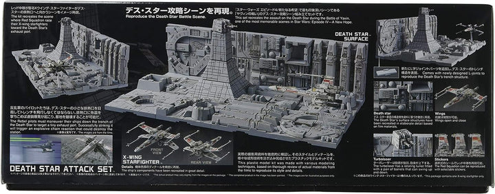 Bandai Death Star Attack Set w/X-Wing Fighter 1/144 Scale