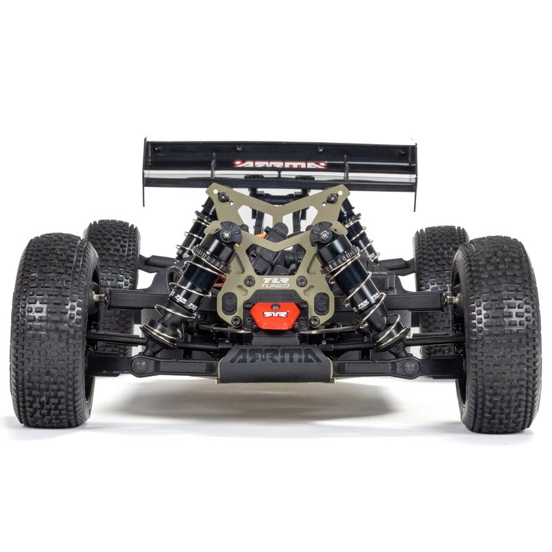 Arrma 1/8 TLR Tuned TYPHON 6S 4X4 BLX Buggy RTR, Red/Blue