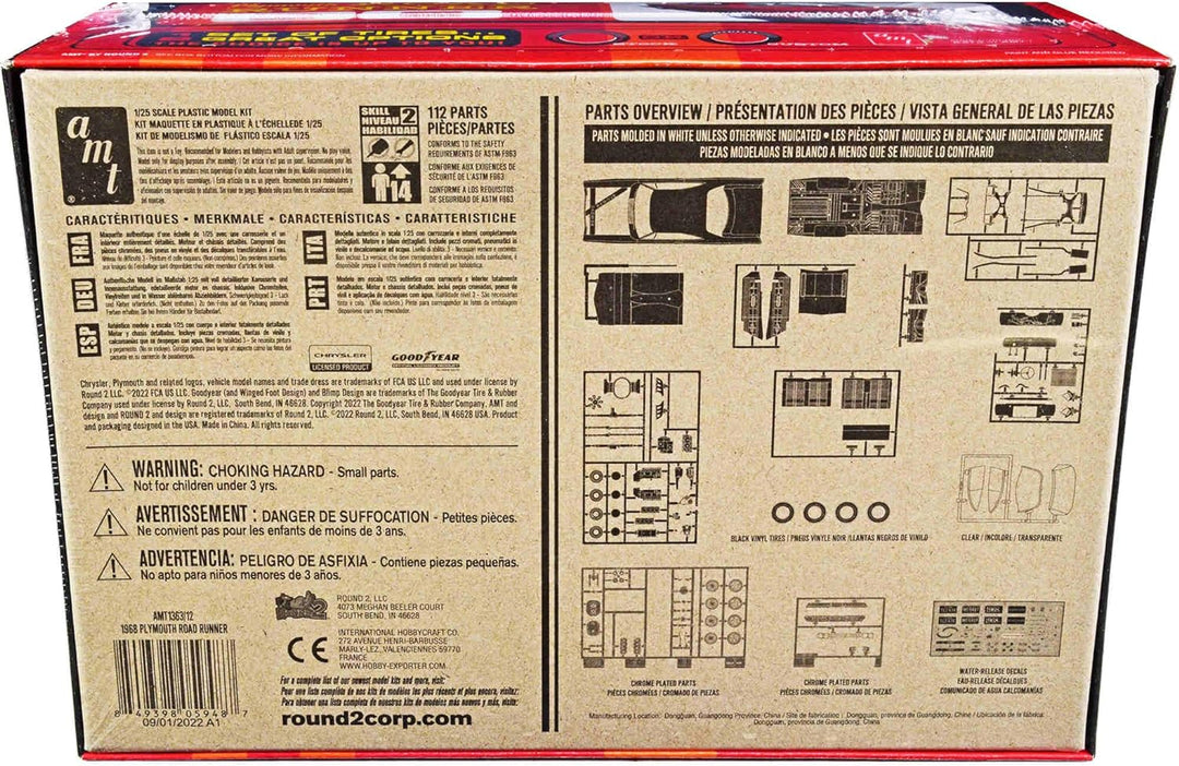 AMT - 1/25 1968 Plymouth Road Runner Customizing Kit