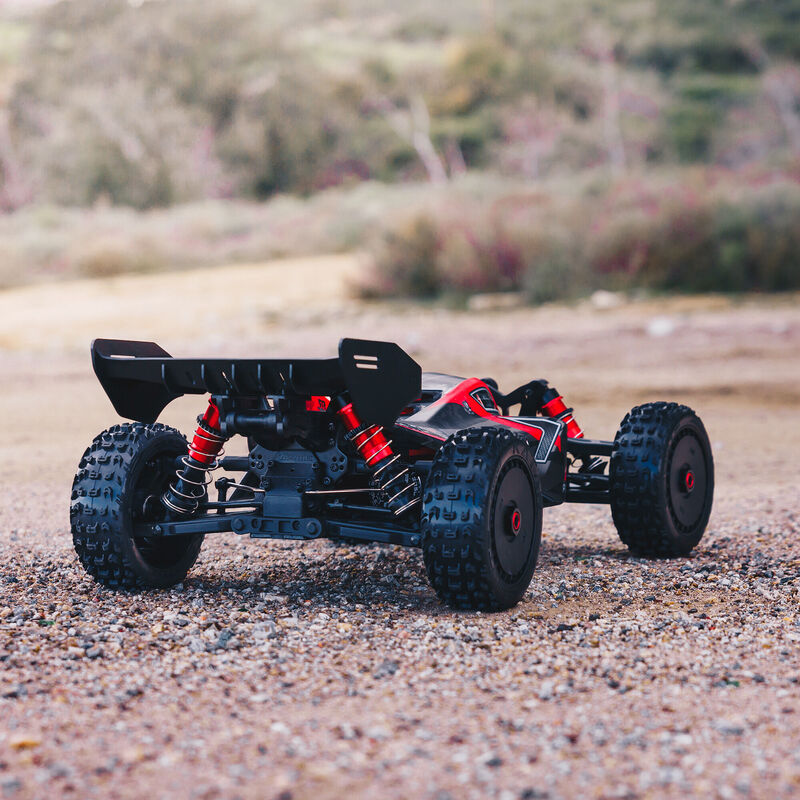 Arrma 1/8 TYPHON 6S V5 4X4 BLX Buggy with Spektrum Firma RTR, Black