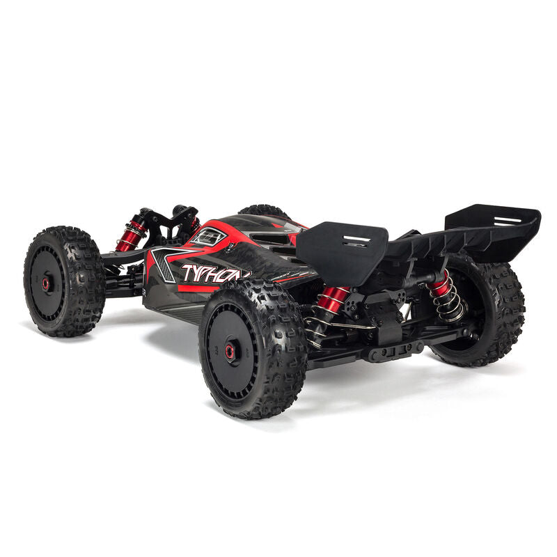 Arrma 1/8 TYPHON 6S V5 4X4 BLX Buggy with Spektrum Firma RTR, Black