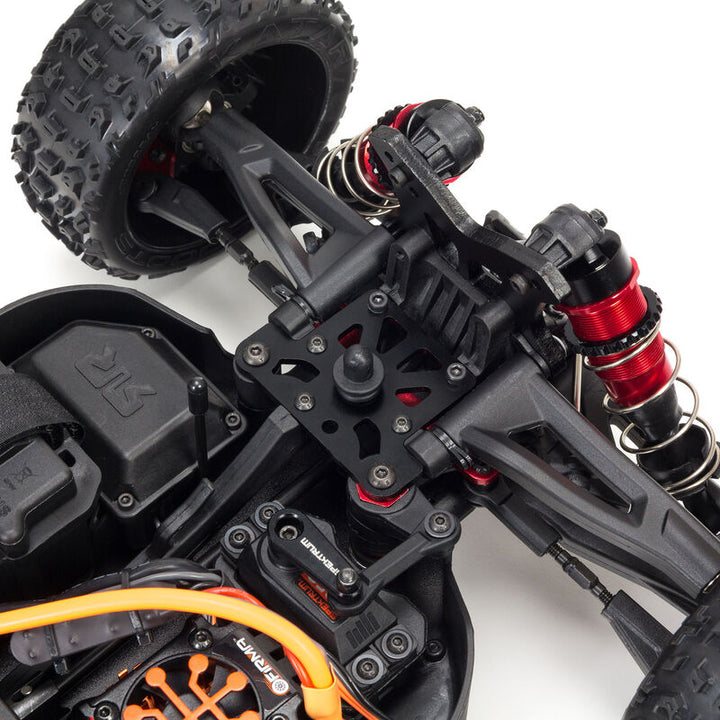 Arrma 1/8 TYPHON 6S V5 4X4 BLX Buggy with Spektrum Firma RTR, Black