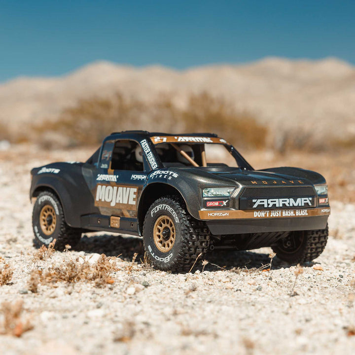 Arrma - 1/16 MOJAVE GROM 223S DSC 4X4 RTR Brushless Desert Truck, Black