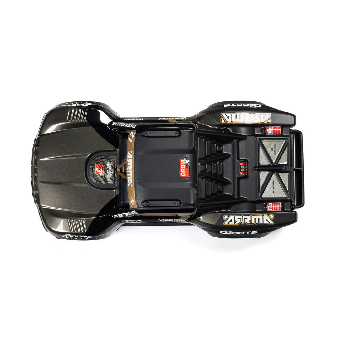 Arrma - 1/16 MOJAVE GROM 223S DSC 4X4 RTR Brushless Desert Truck, Black