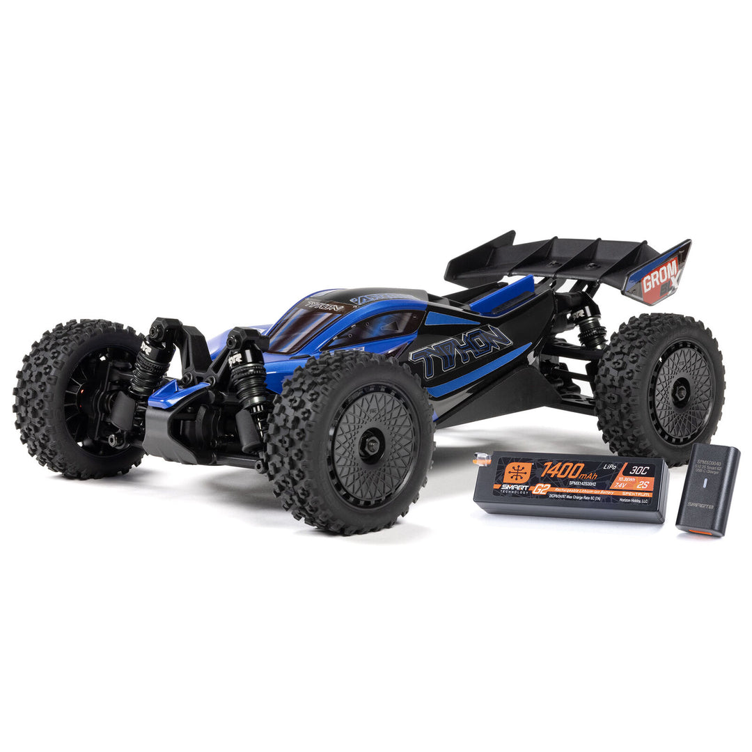 Arrma - 1/14 TYPHON GROM 223S DSC 4X4 RTR Brushless Buggy