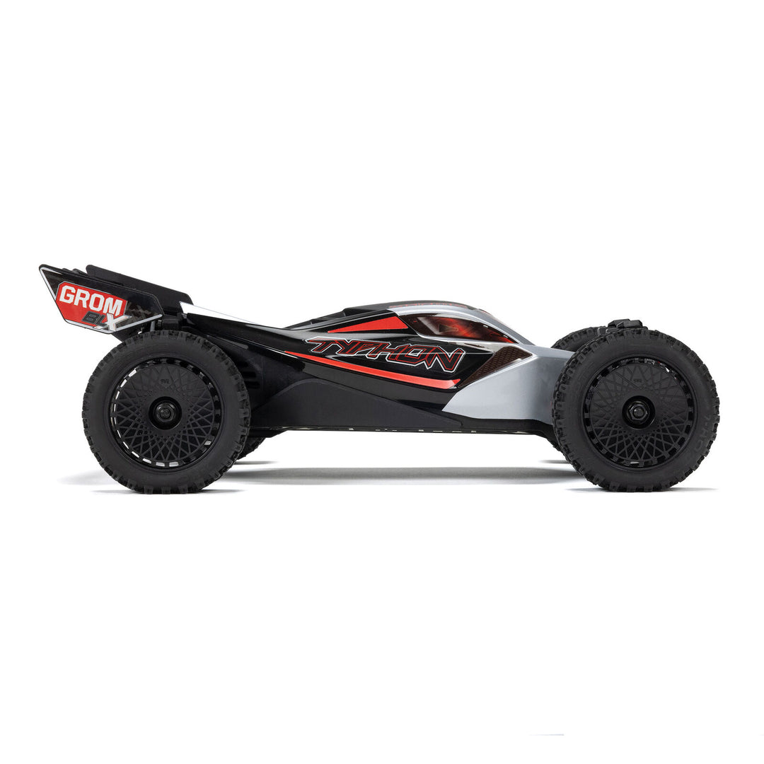 Arrma - 1/14 TYPHON GROM 223S DSC 4X4 RTR Brushless Buggy, Silver