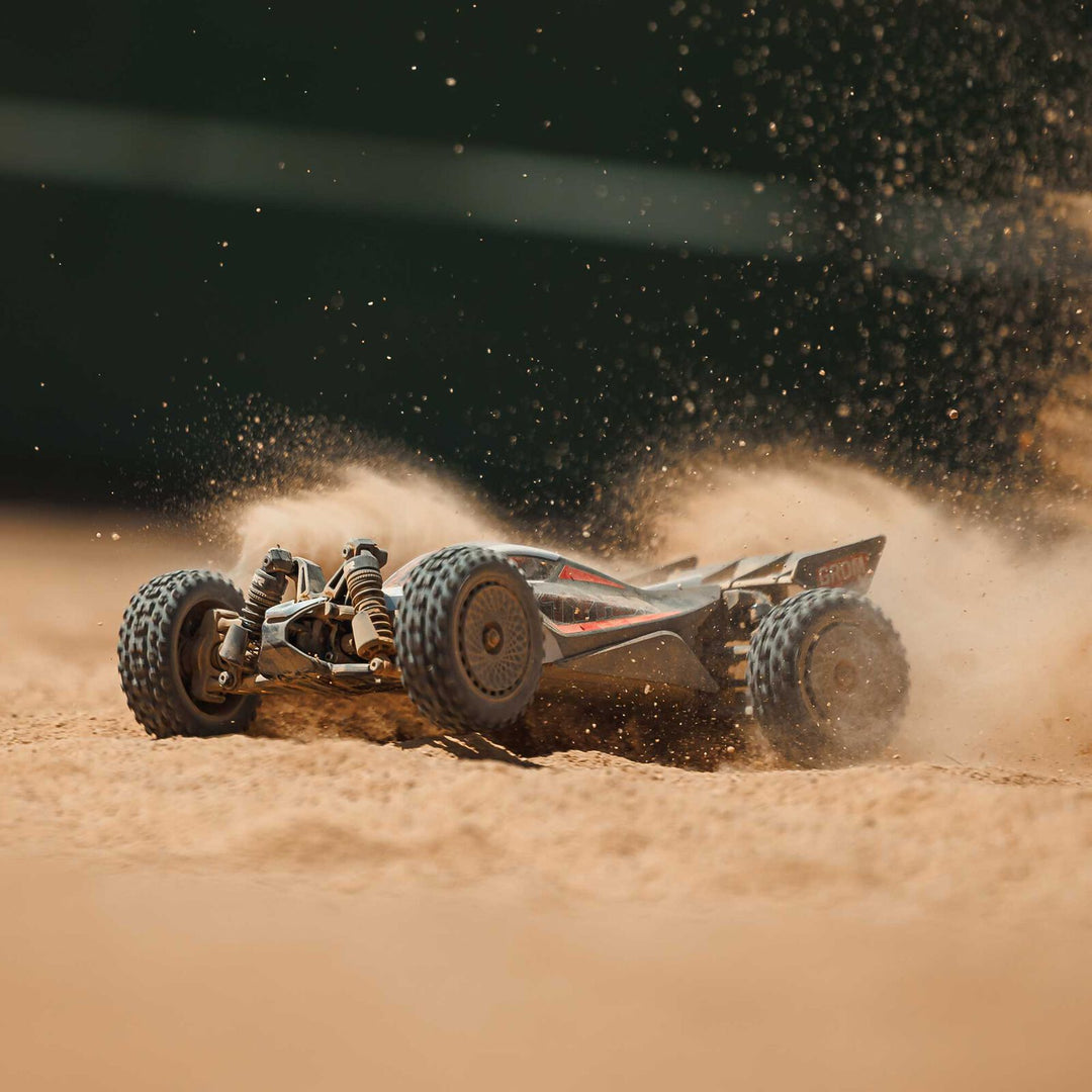 Arrma - 1/14 TYPHON GROM 223S DSC 4X4 RTR Brushless Buggy, Silver