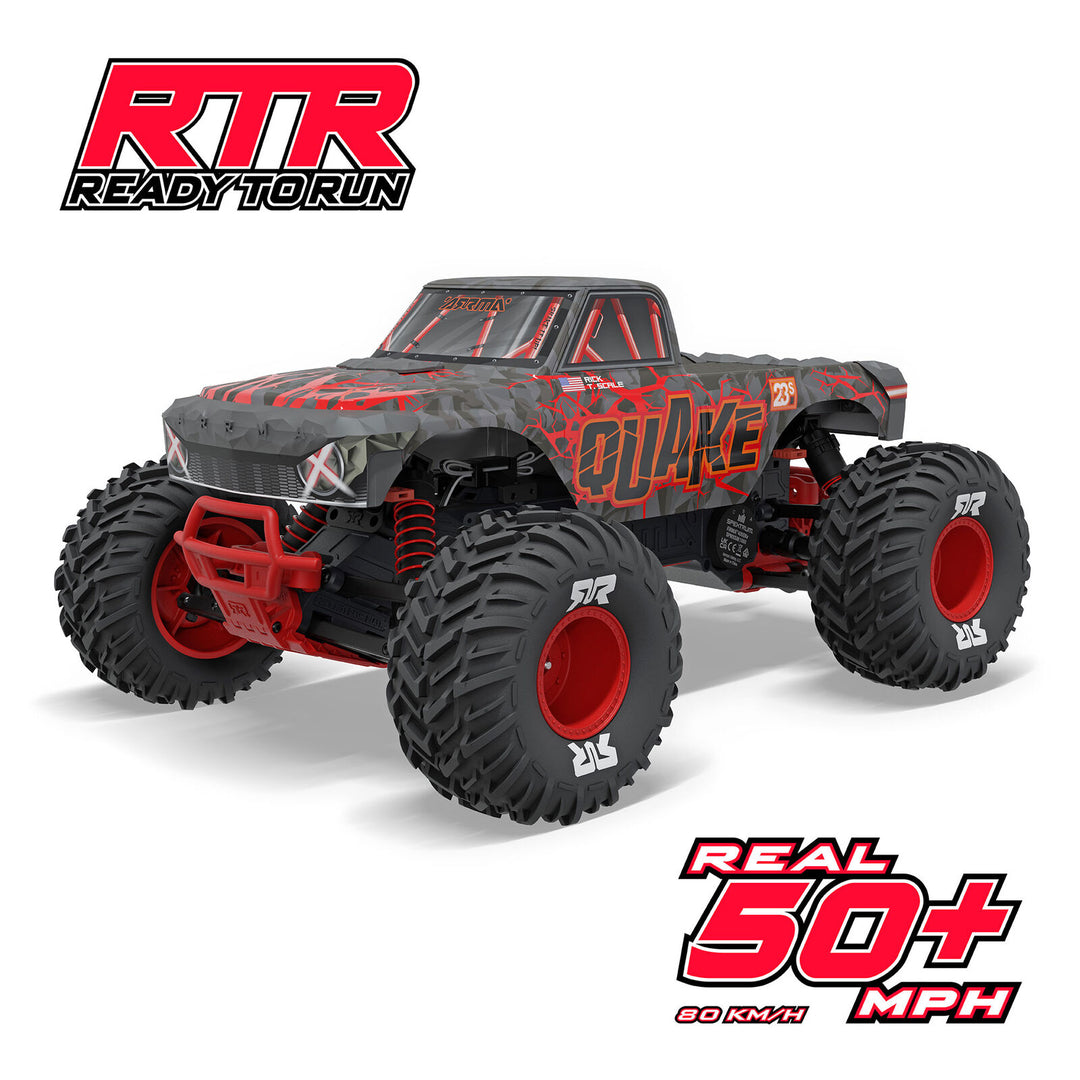 Arrma - 1/10 QUAKE 223S DSC 2WD RTR Brushless Monster Truck