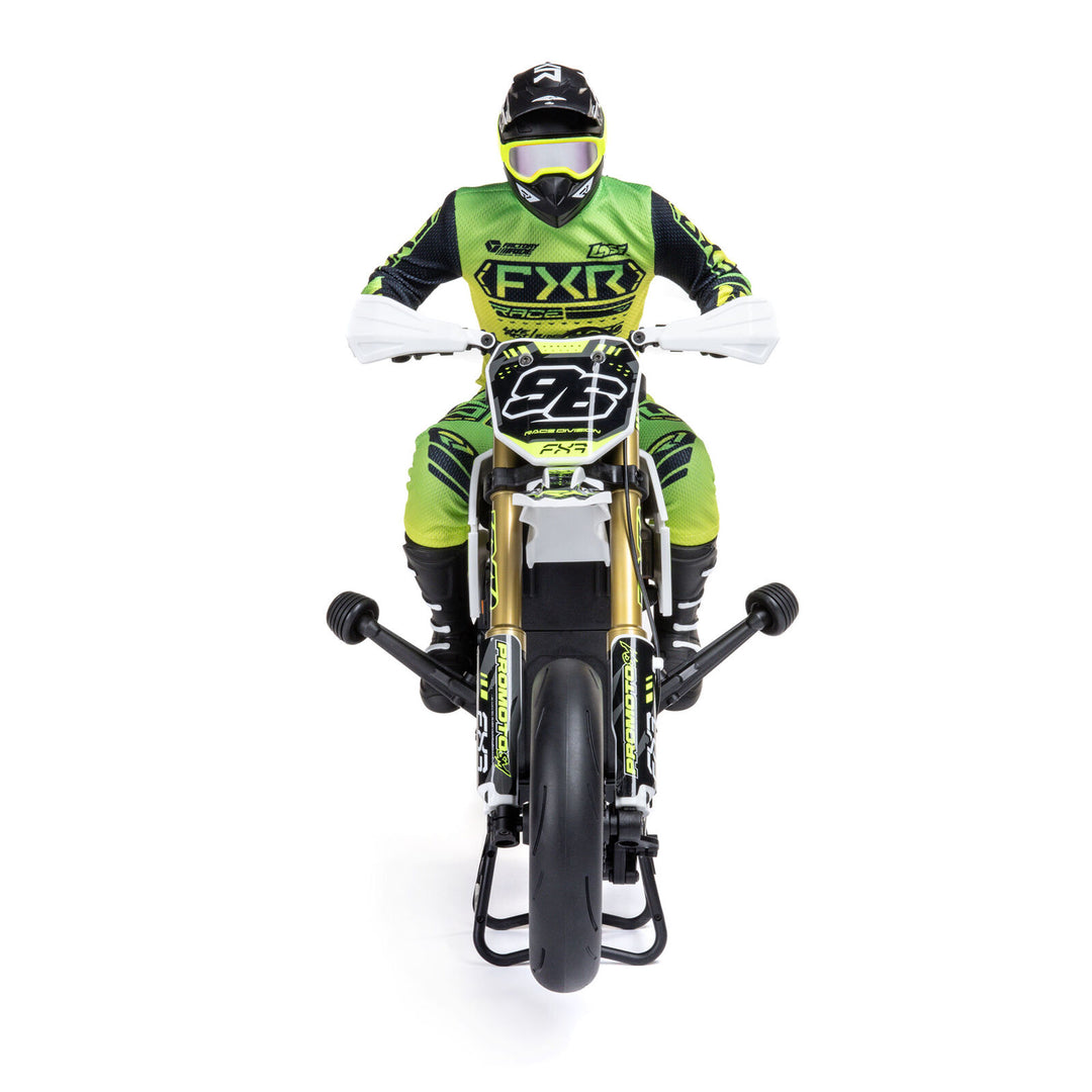 Losi - 1/4 Promoto-SM FXR Supermoto Motorcycle RTR with Battery and Charger