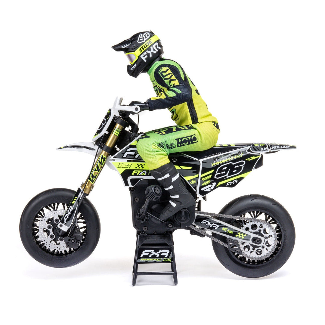Losi - 1/4 Promoto-SM FXR Supermoto Motorcycle RTR with Battery and Charger