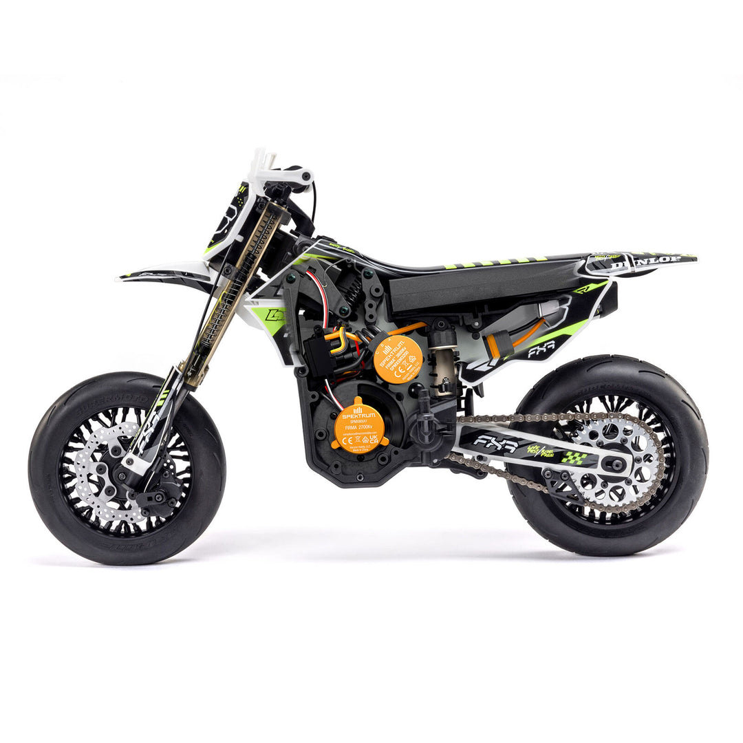 Losi - 1/4 Promoto-SM FXR Supermoto Motorcycle RTR with Battery and Charger