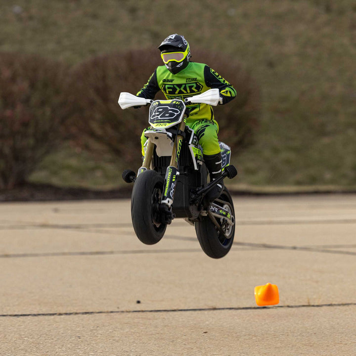 Losi - 1/4 Promoto-SM FXR Supermoto Motorcycle RTR with Battery and Charger