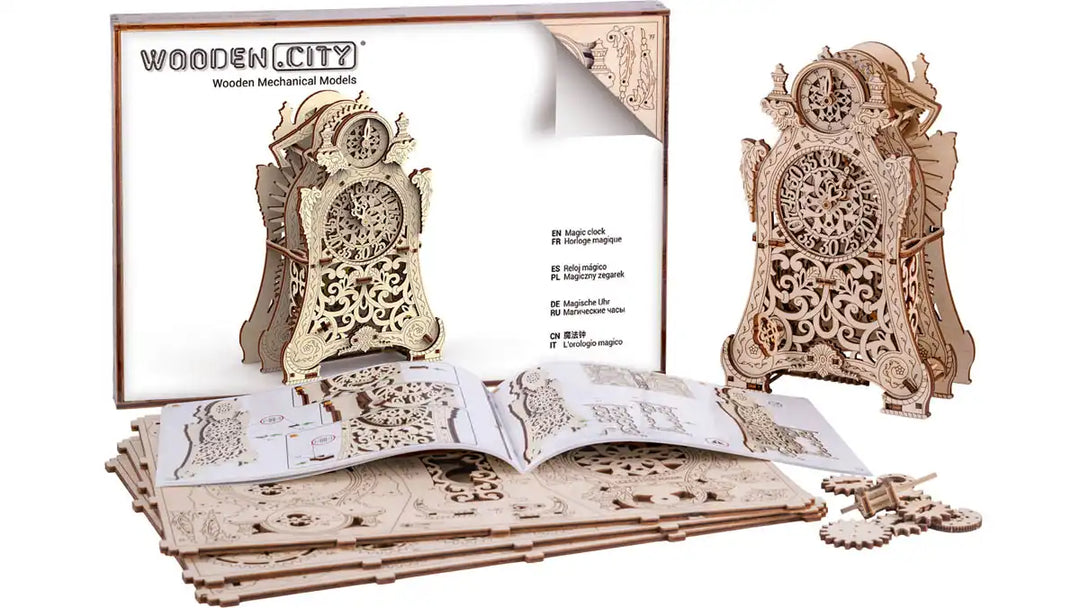 Wooden City - 3D Wooden Puzzle - Magic Clock