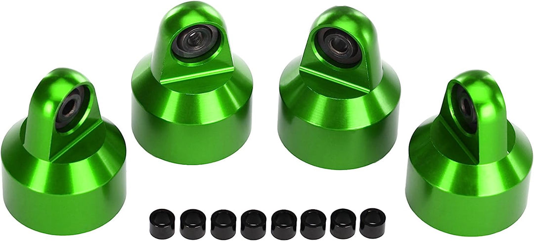 Traxxas Anodized-Aluminum GTX Shock Caps Accessories/Tools, Green