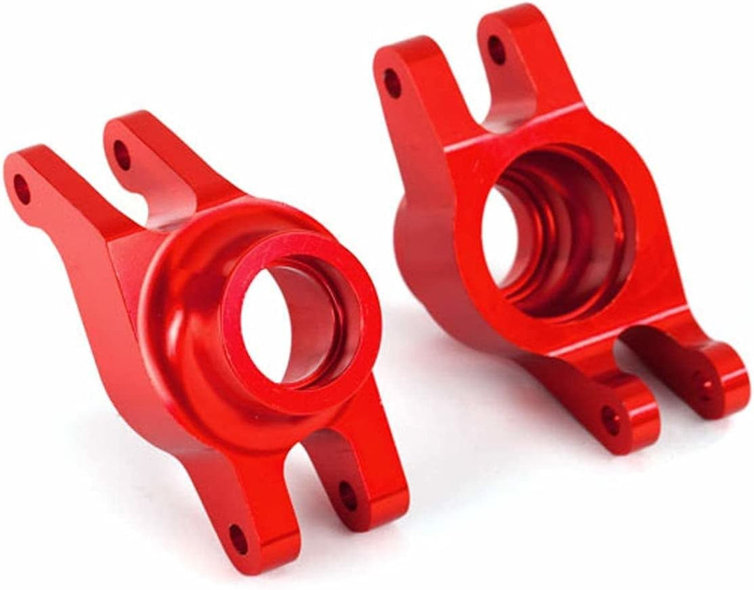 Traxxas 8952R Carriers, Stub Axle (Red-Anodized 6061-T6 Aluminum) (Rear) (2)