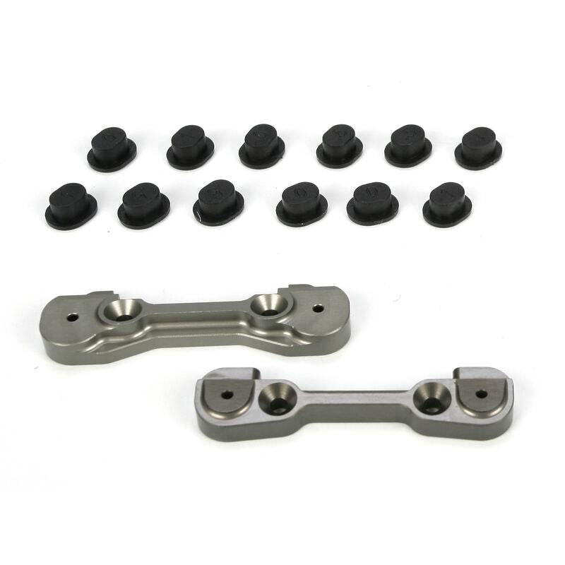 Losi Adjustable Front Hinge Pin Holder Set: TEN