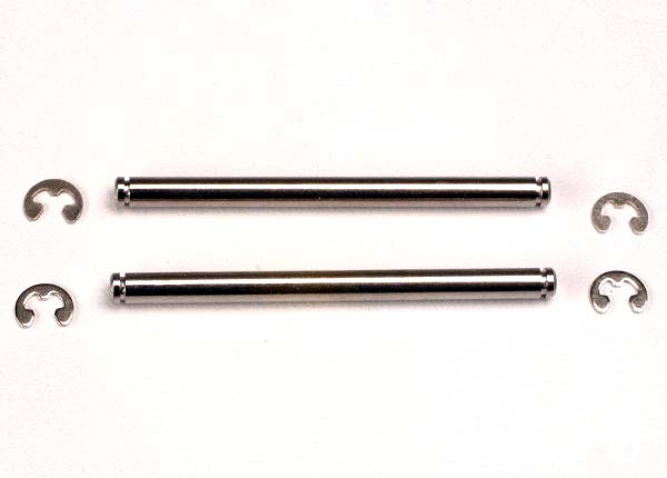 Traxxas 2640 Suspension pins, 44mm (2) w/ E-clips