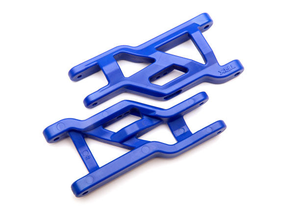 Traxxas 3631A Suspension arms, blue, front, heavy duty (2)