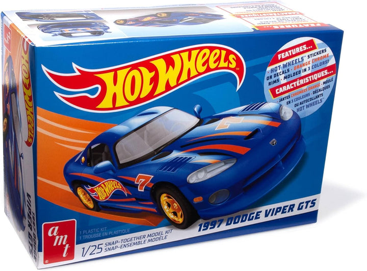 AMT - Hot Wheels 1997 Dodge Viper GTS, Snap-Together 1/25