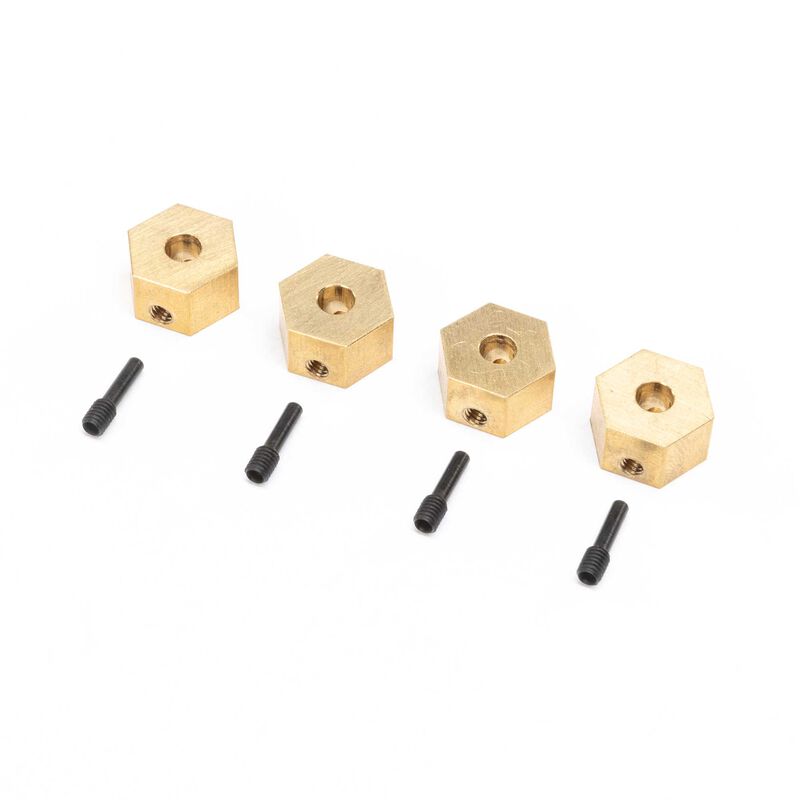 Axial - Hex Hubs, Brass (7g): UTB18 (4)