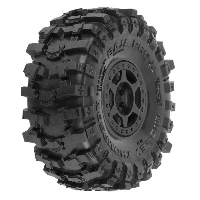 Pro-Line - 1/10 Mickey Thompson Baja Pro X G8 F/R 1.9" MTD 12mm Blk Holcomb (2)