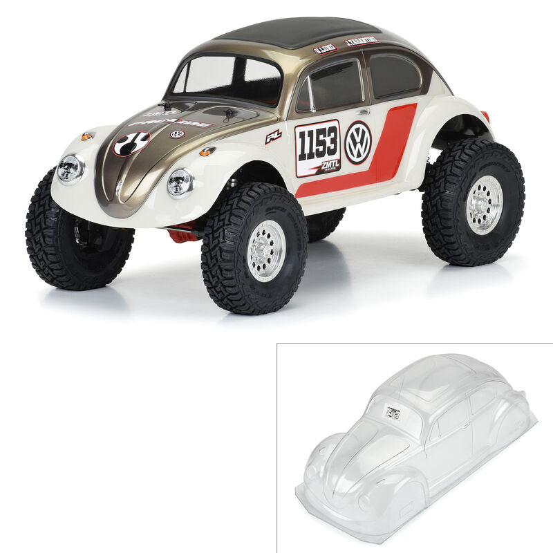 Pro-Line - 1/10 Volkswagen Beetle Clear Body 12.3" (313mm) Wheelbase Crawlers