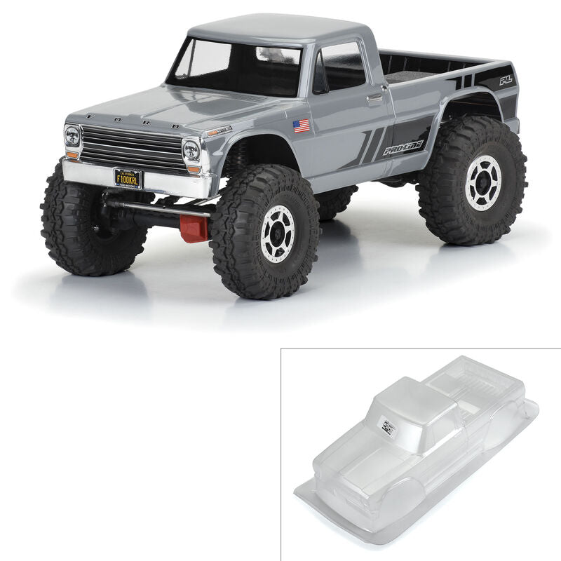 Pro-Line - 1/10 1967 Ford F-100 Clear Body 12.3" (313mm) Wheelbase Crawlers