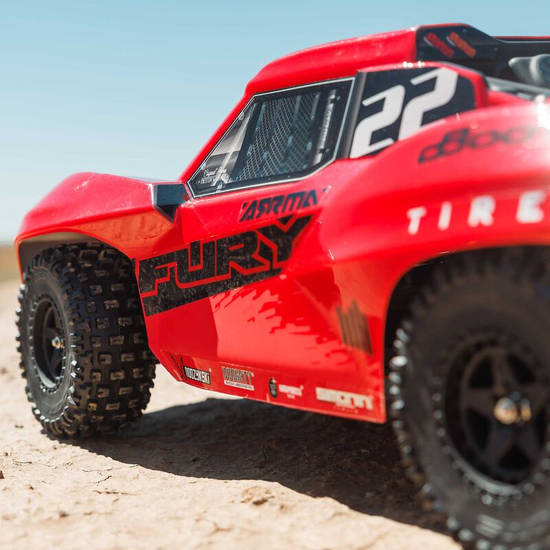 Arrma - 1/10 FURY MEGA 550 2WD Short Course Truck RTR with Battery & Charger