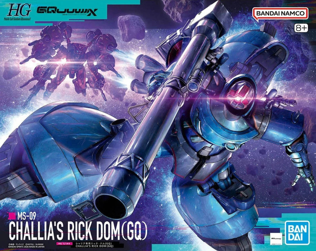 Bandai - HG GQuuuuuuX MS-9 Challia’s Rick Dom (GQ) 1/144