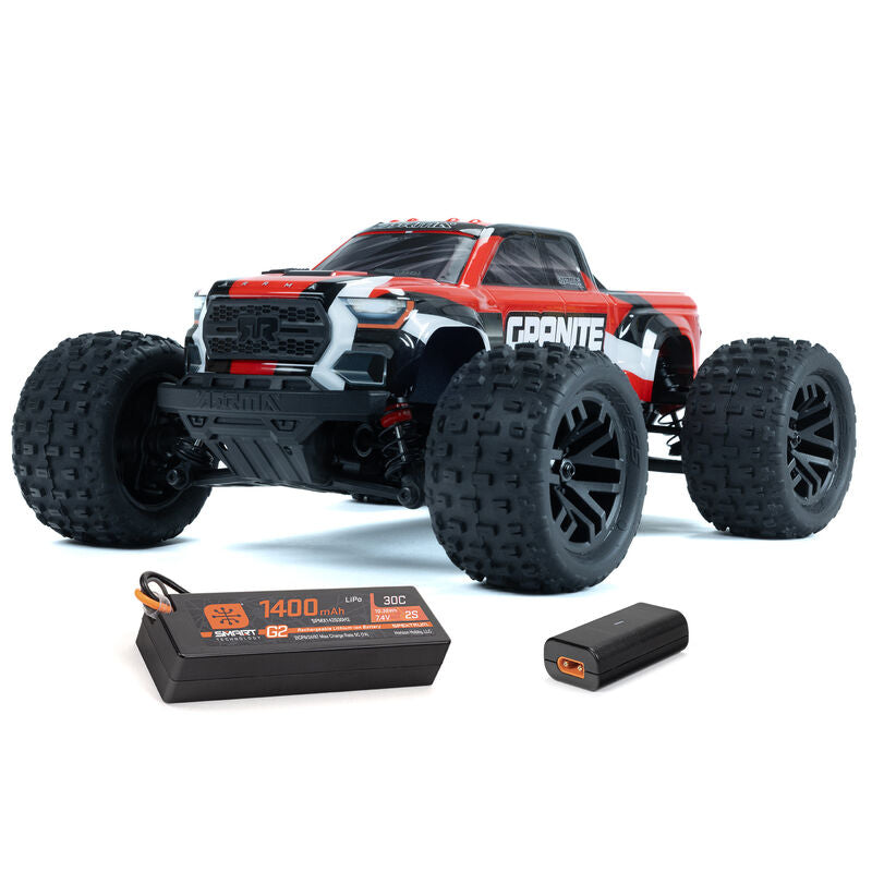 ARRMA GRANITE 4×4 RTR 2or3S Arrma 1/18 GRANITE GROM MEGA 380 Brushed 4X4 Monster Truck