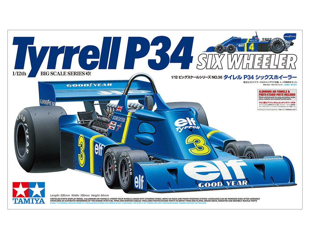 Tamiya - 1/12 Tyrrell P34 Six Wheeler (w/Photo-Etched Parts)