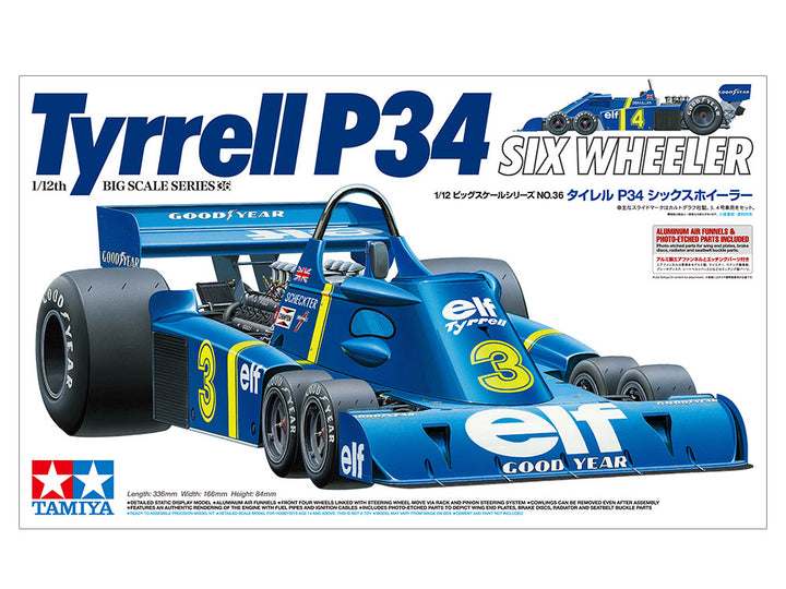 Tamiya - 1/12 Tyrrell P34 Six Wheeler (w/Photo-Etched Parts)