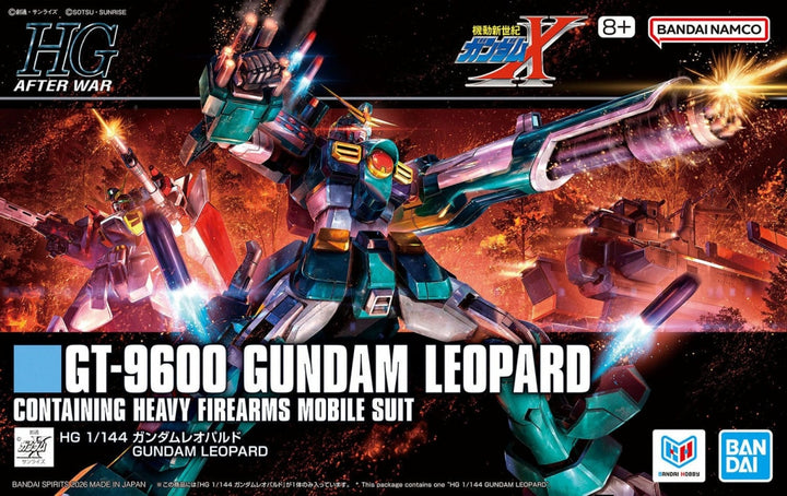 Bandai - GT-9600 Gundam Leopard - After War Gundam X - HG 1/144