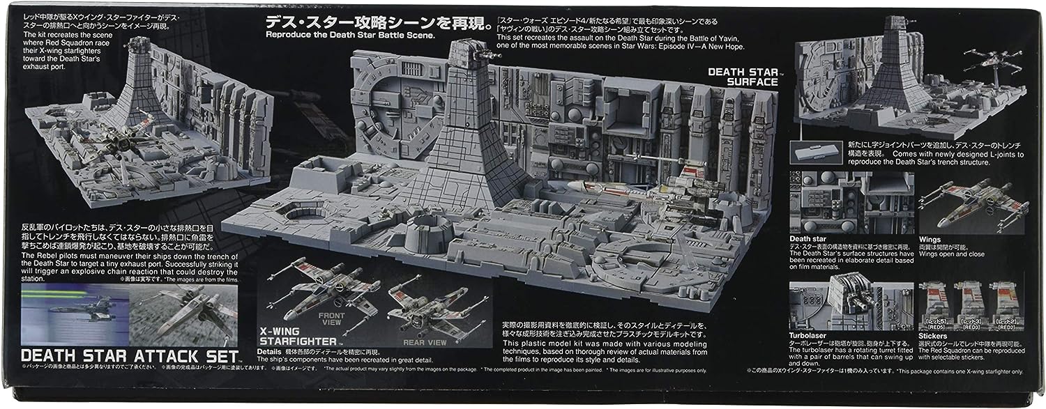 Amazon.com: Bandai Hobby Star Wars Death Star Attack Set