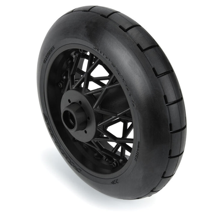 Pro-Line - 1/4 Supermoto S3 Motorcycle Rear Tire MTD Black (1): PROMOTO-MX