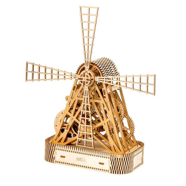 Wooden City - 3D Wooden Puzzle Windmill