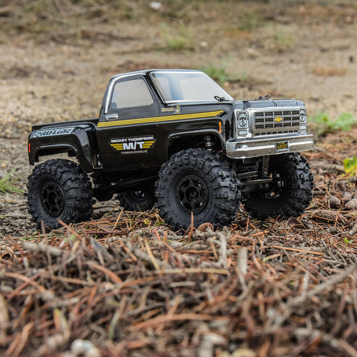 Pro-Line - 1/24 Mickey Thompson Baja Pro X F/R 1.0" MTD 7mm Black Holcomb (4)