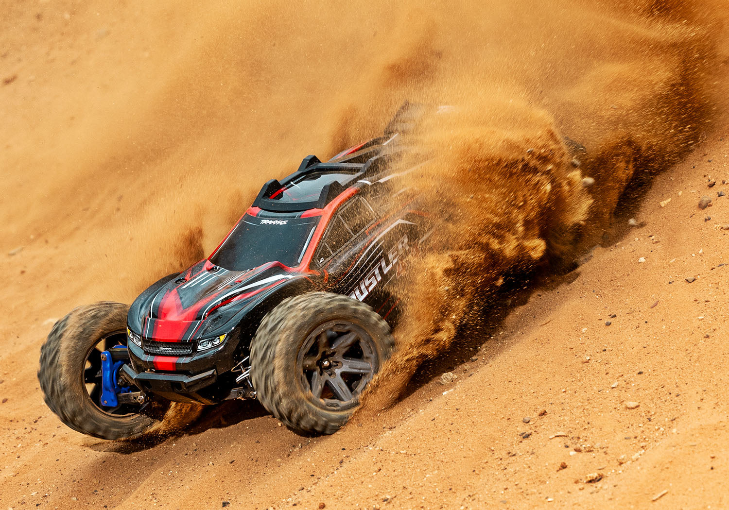 Traxxas - Rustler 4X4 Brushless 2S: 1/10 scale stadium truck RTR